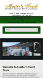 Mobile Screenshot of masterstouchtours.com